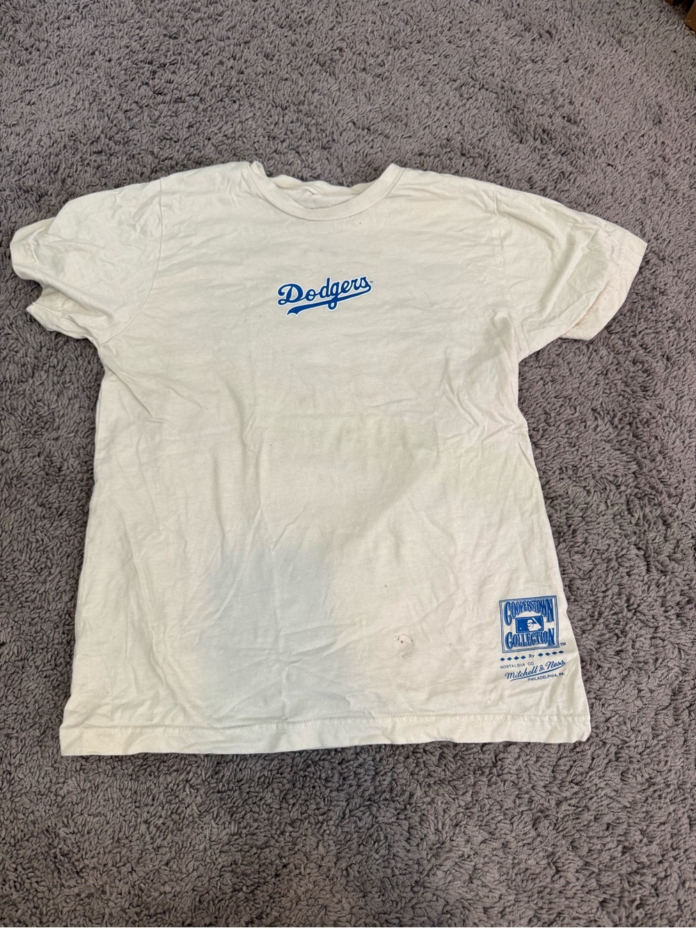 Youth Mitchell and Ness Dodgers T-Shirt | SZ L